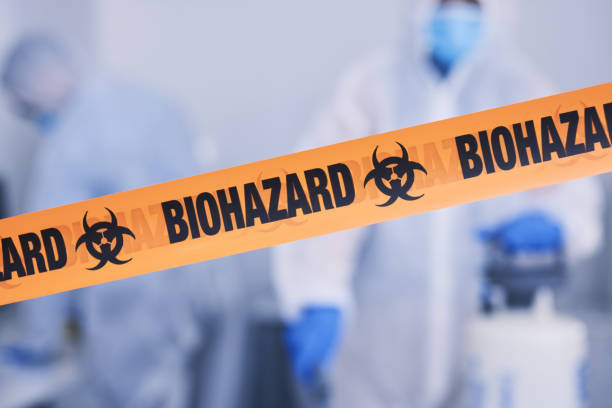 Professional Biohazard Cleanup technician working in Inland, NE